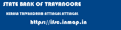 STATE BANK OF TRAVANCORE  KERALA TRIVANDRUM ATTINGAL ATTINGAL  ifsc code